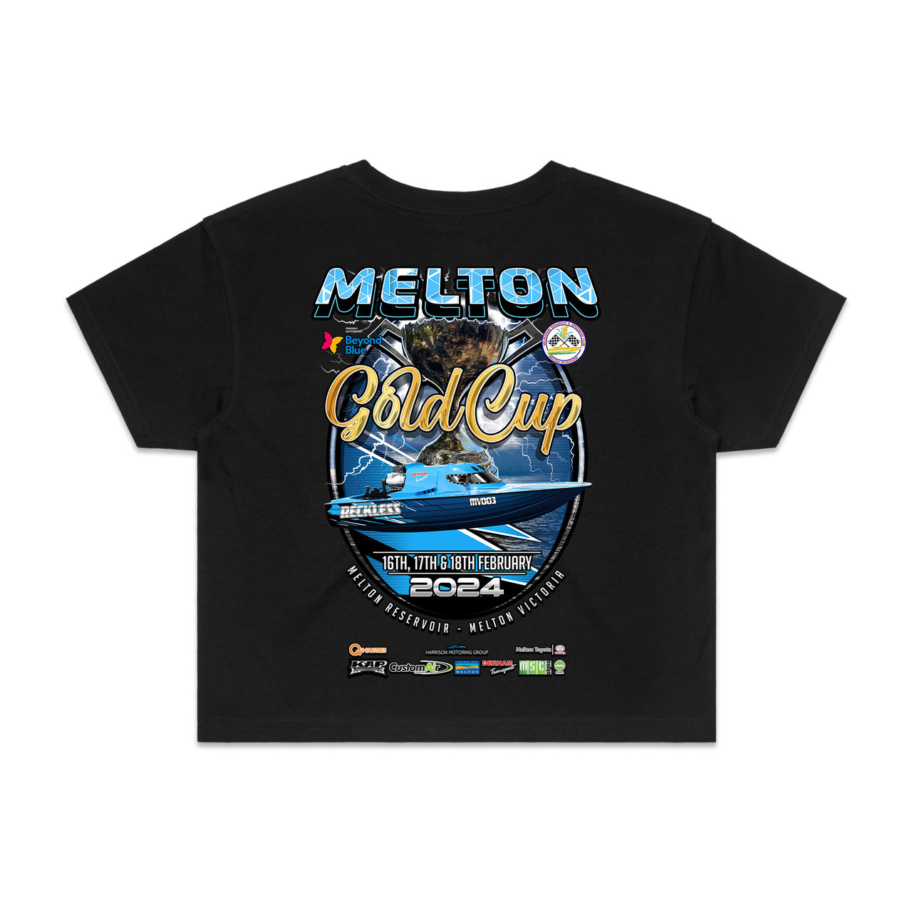 Melton Gold Cup 2024 Ladies Crop Tee