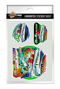 Thumbnail for Hellrazor Southern 80 2011 Sticker Sheet