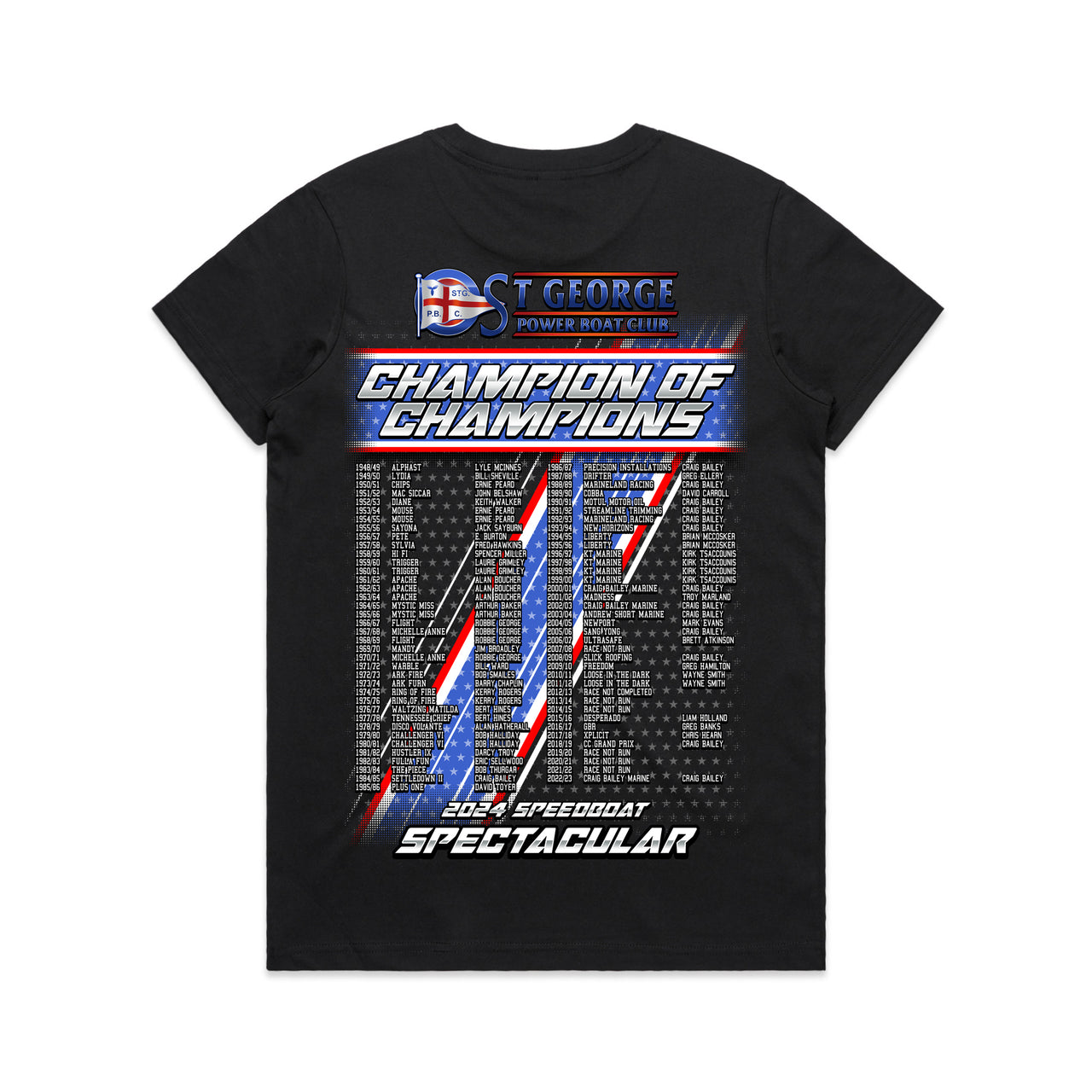 Champion of Champions 2024 Ladies Tee