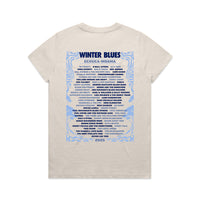 Thumbnail for Winter Blues 2025 Ladies Band List Tee