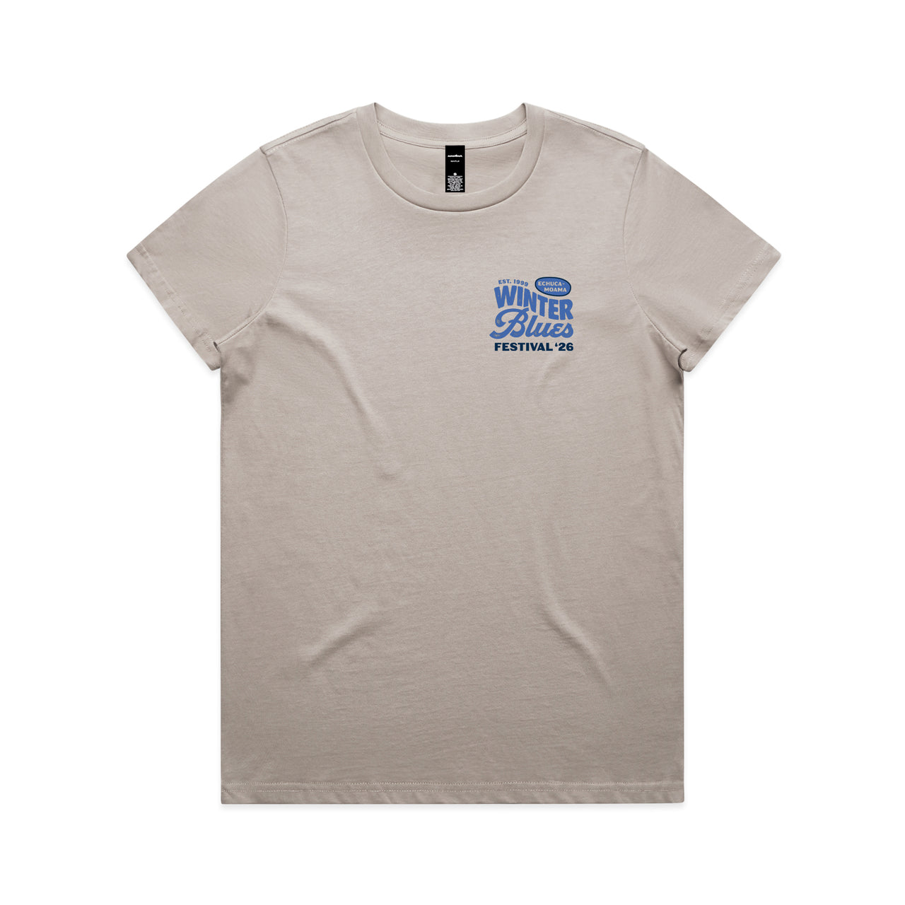 Echuca Moama Winter Blues 2026 Ladies Band List Tee