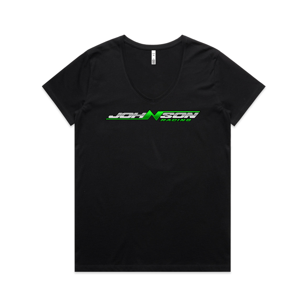 Johnson Racing Women's V Neck Tee: PRE-ORDER