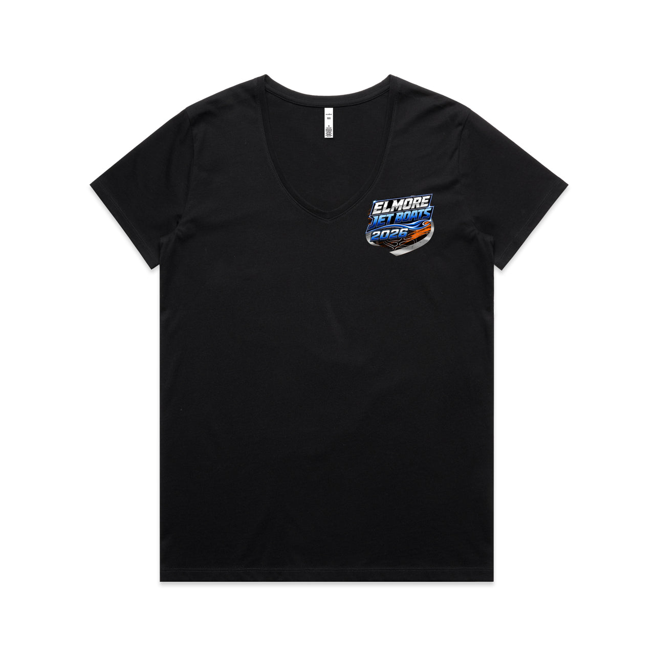 Elmore Jet Boats 2026 Ladies V Neck Tee