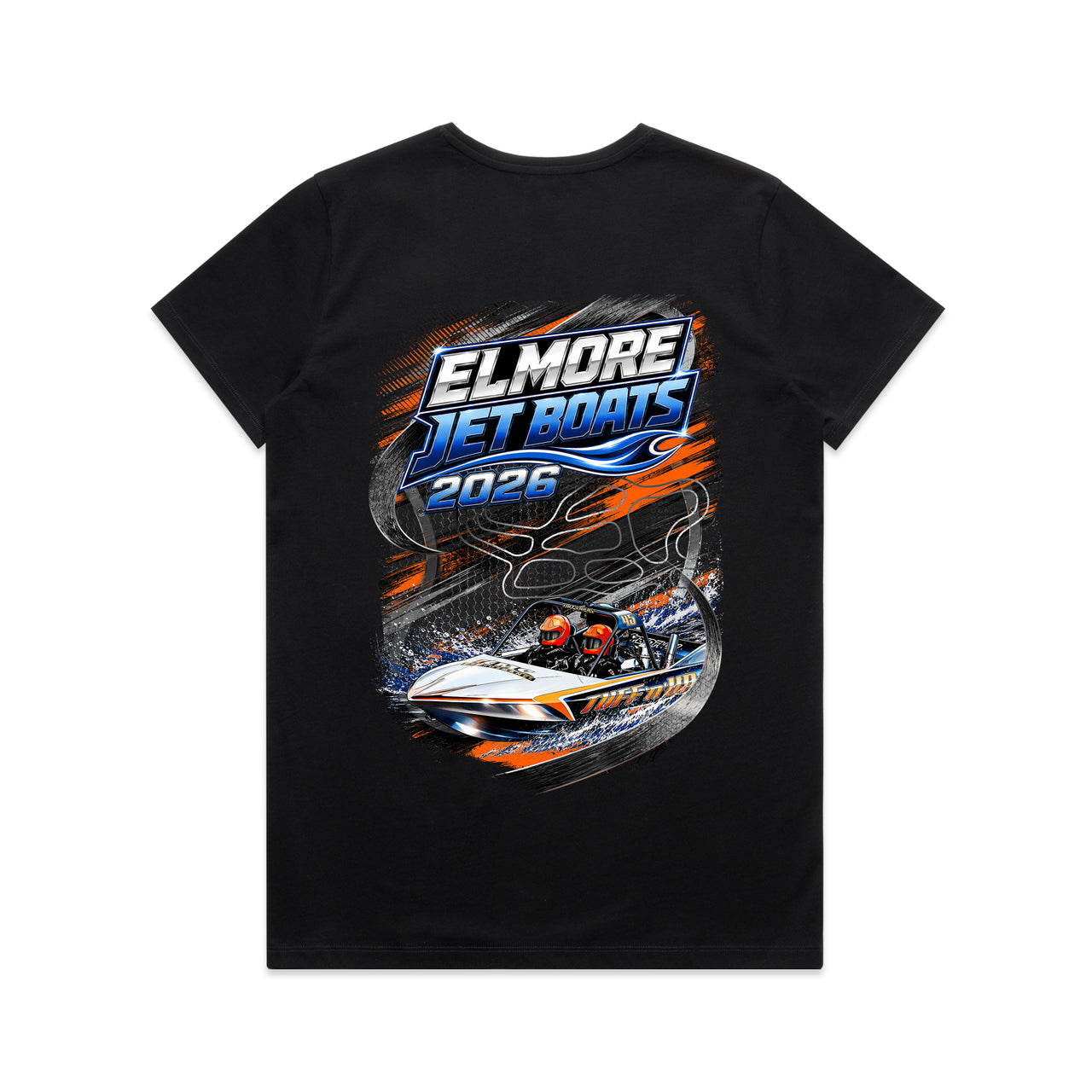 Elmore Jet Boats 2026 Ladies V Neck Tee