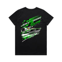 Thumbnail for Johnson Racing Women's V Neck Tee: PRE-ORDER