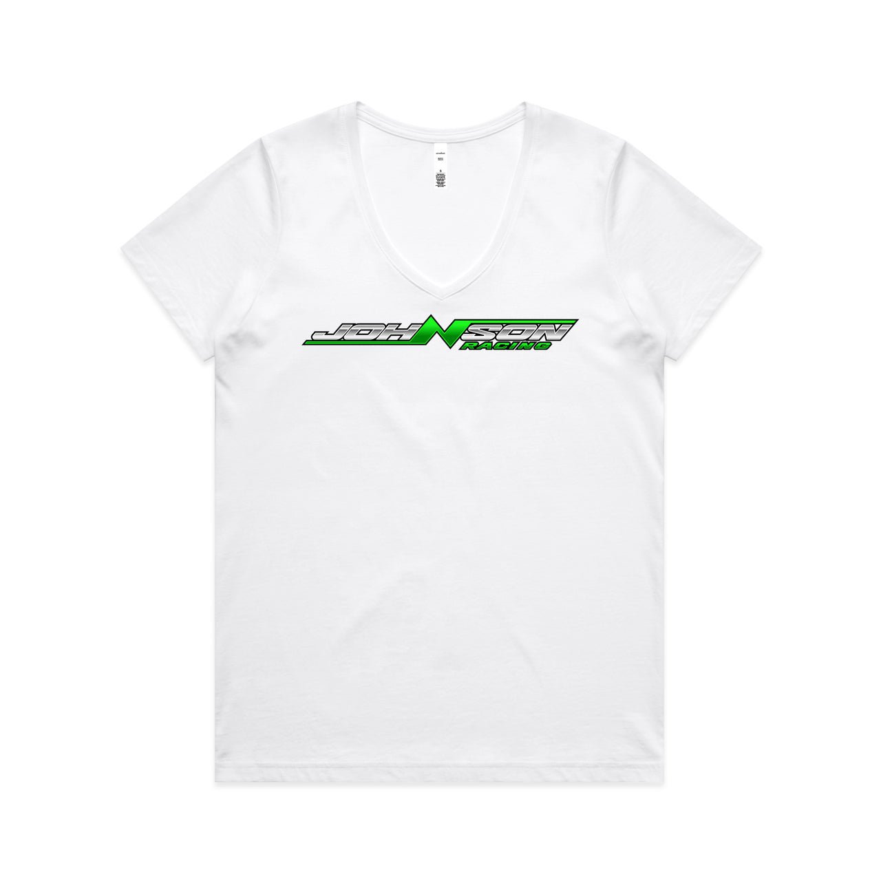 Johnson Racing Women's V Neck Tee: PRE-ORDER