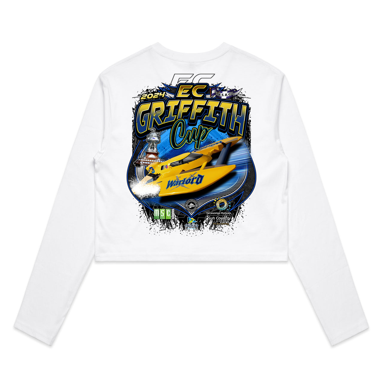 E.C Griffith Cup 2024 Event Ladies Crop Long Sleeve Tee