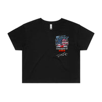 Thumbnail for Mr Big Stuff Ladies Crop Tee