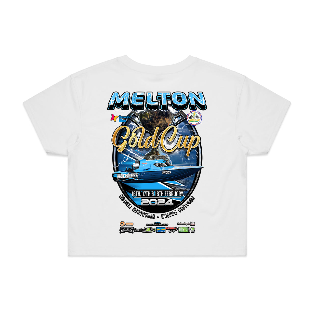 Melton Gold Cup 2024 Ladies Crop Tee