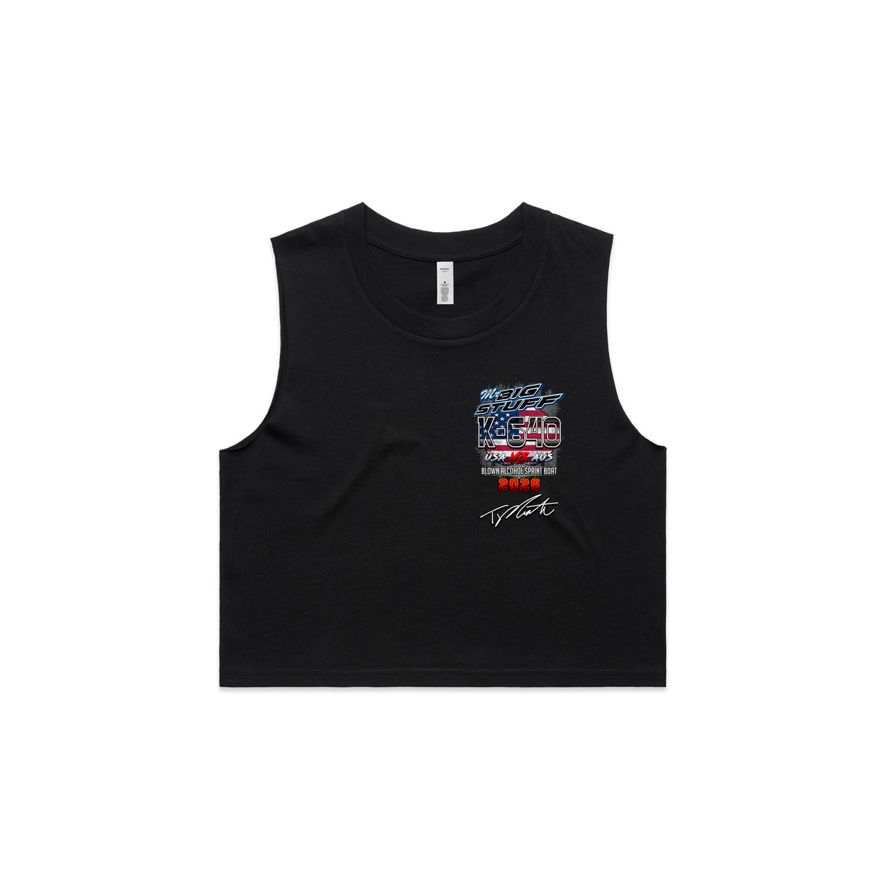 Mr Big Stuff Ladies Crop Tank