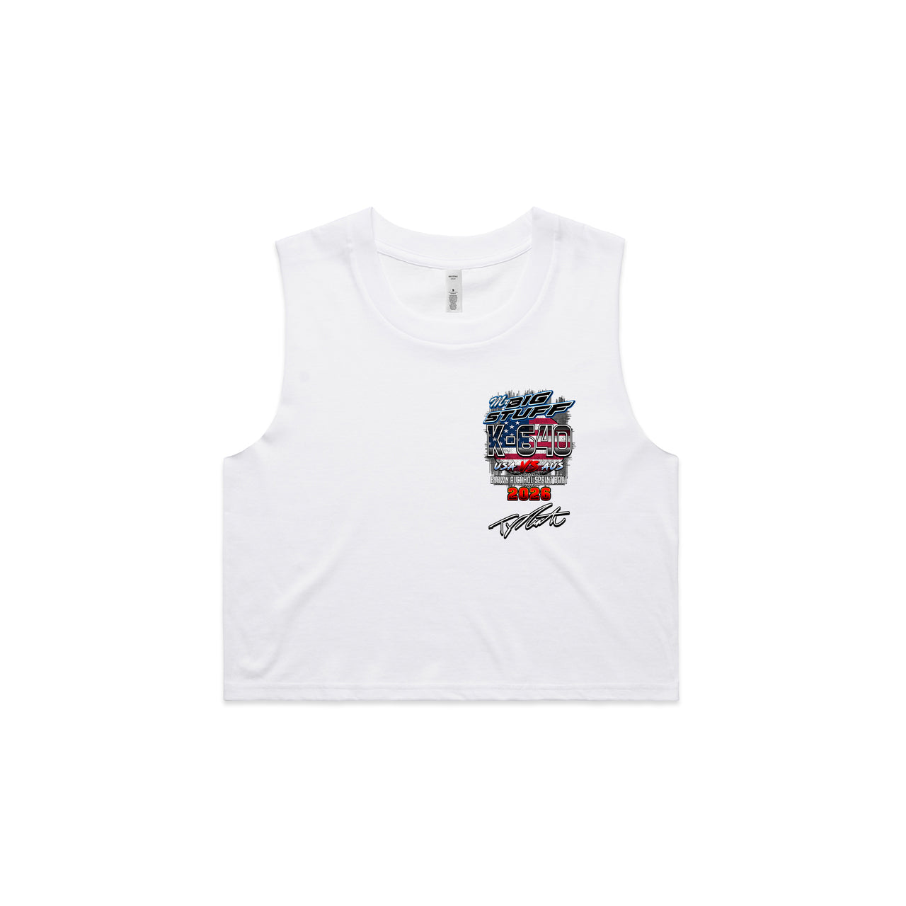 Mr Big Stuff Ladies Crop Tank