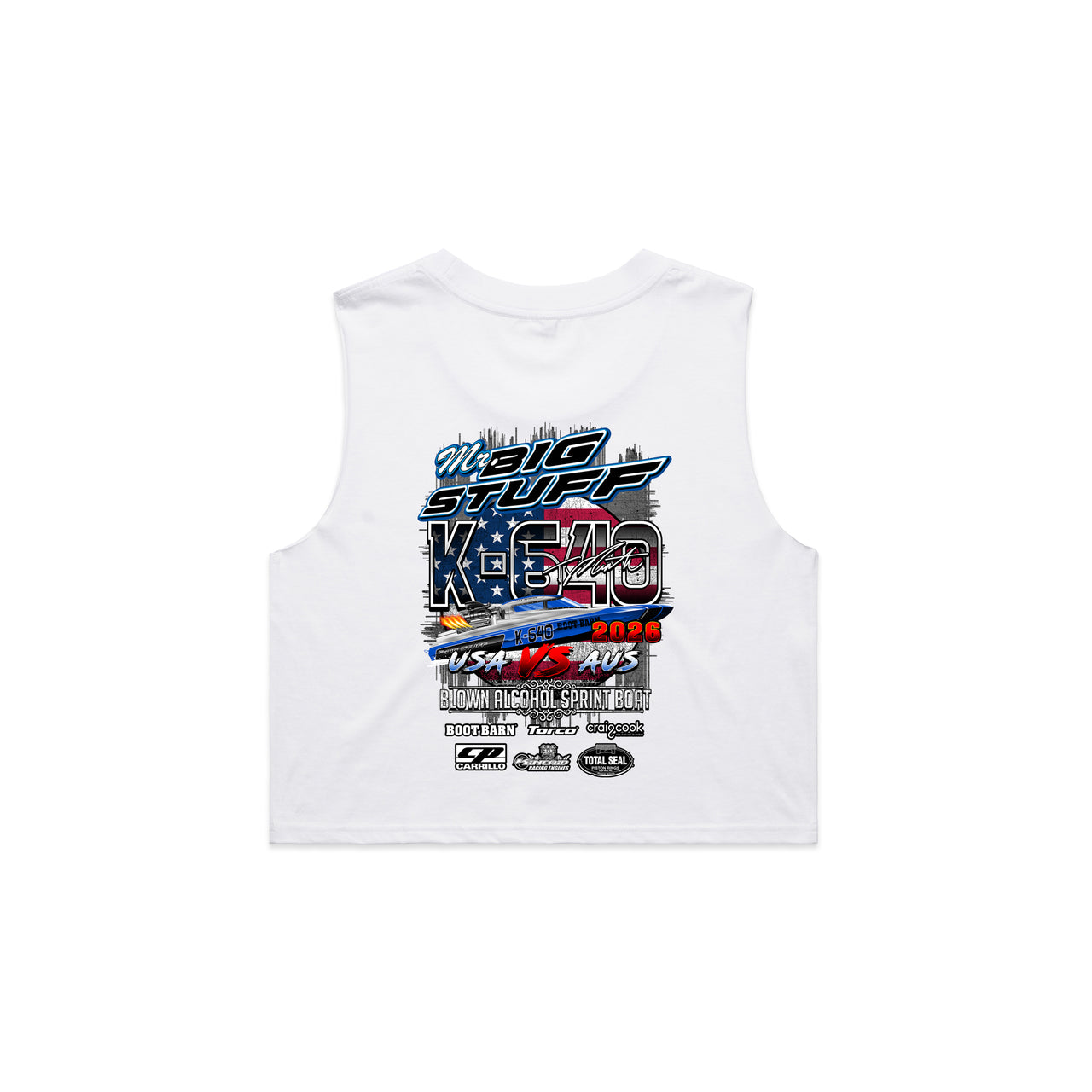 Mr Big Stuff Ladies Crop Tank
