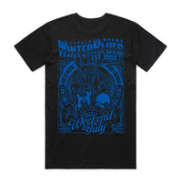 Thumbnail for Echuca Moama Winter Blues 2026 Blue Guitar Men’s Tee