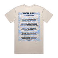 Thumbnail for Winter Blues 2025 Men's Band List Tee