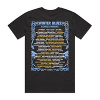 Thumbnail for Winter Blues 2025 Men's Band List Tee