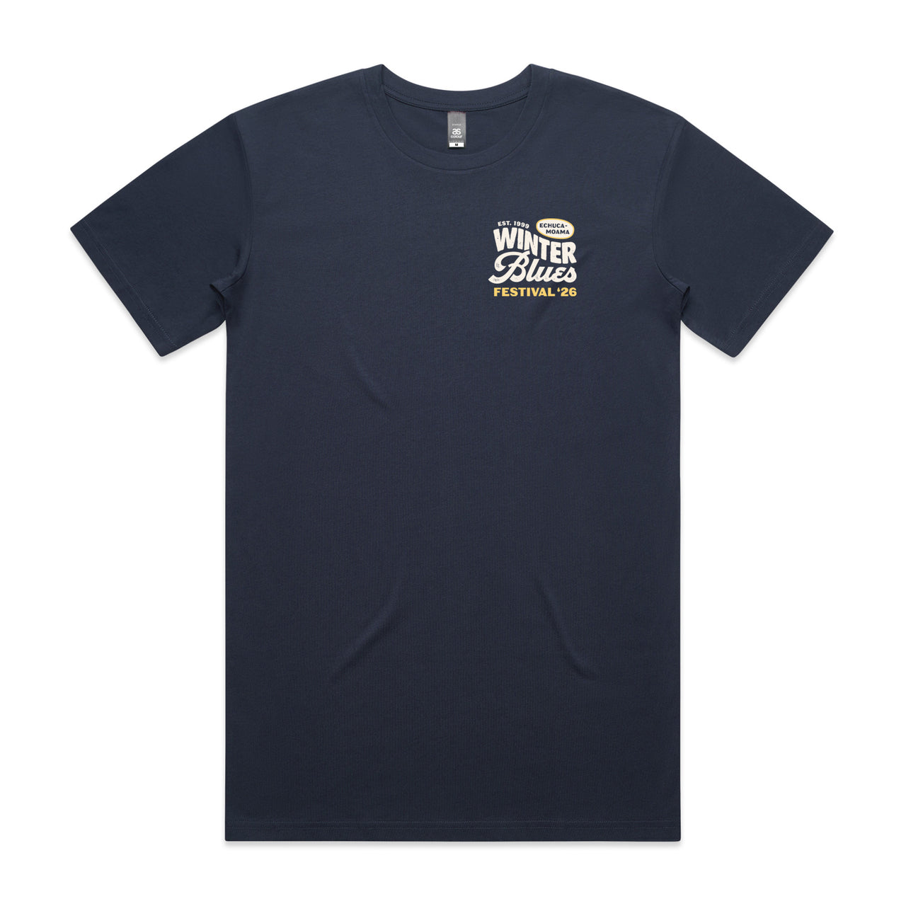 Echuca Moama Winter Blues 2026 Men's Band List Tee