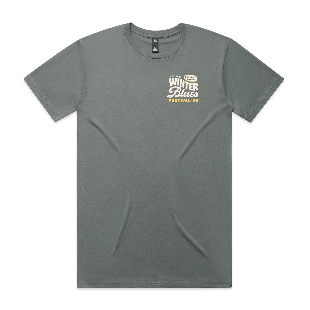 Echuca Moama Winter Blues 2026 Men's Band List Tee