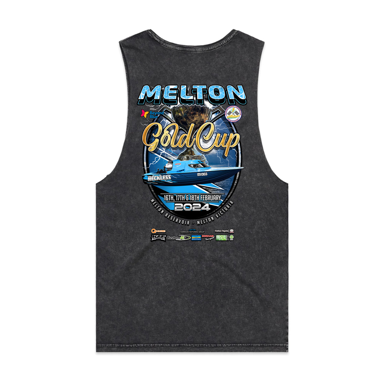 Melton Gold Cup 2024 Men's Stone Wash Tank
