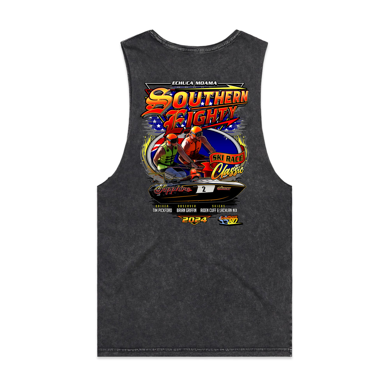 S80 2024 Event Men's Stone Wash Tank