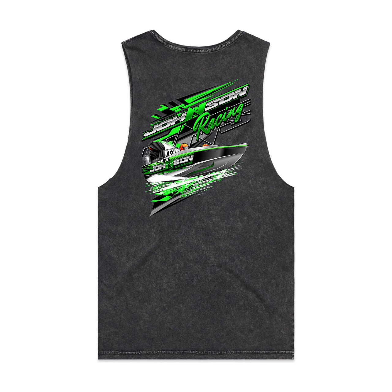 Johnson Racing Men's Stone Wash Tank: PRE-ORDER