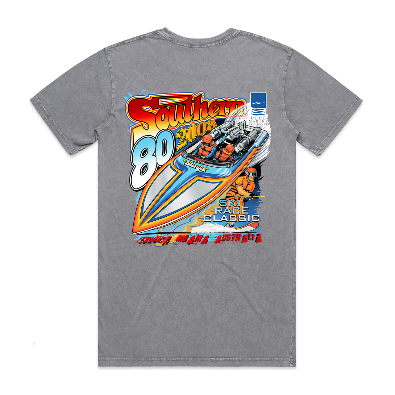S80 2008 Stinga Men's Stone Wash Tee