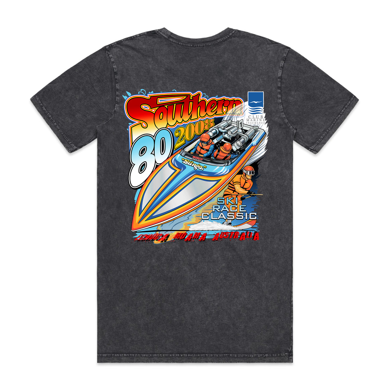 S80 2008 Stinga Men's Stone Wash Tee