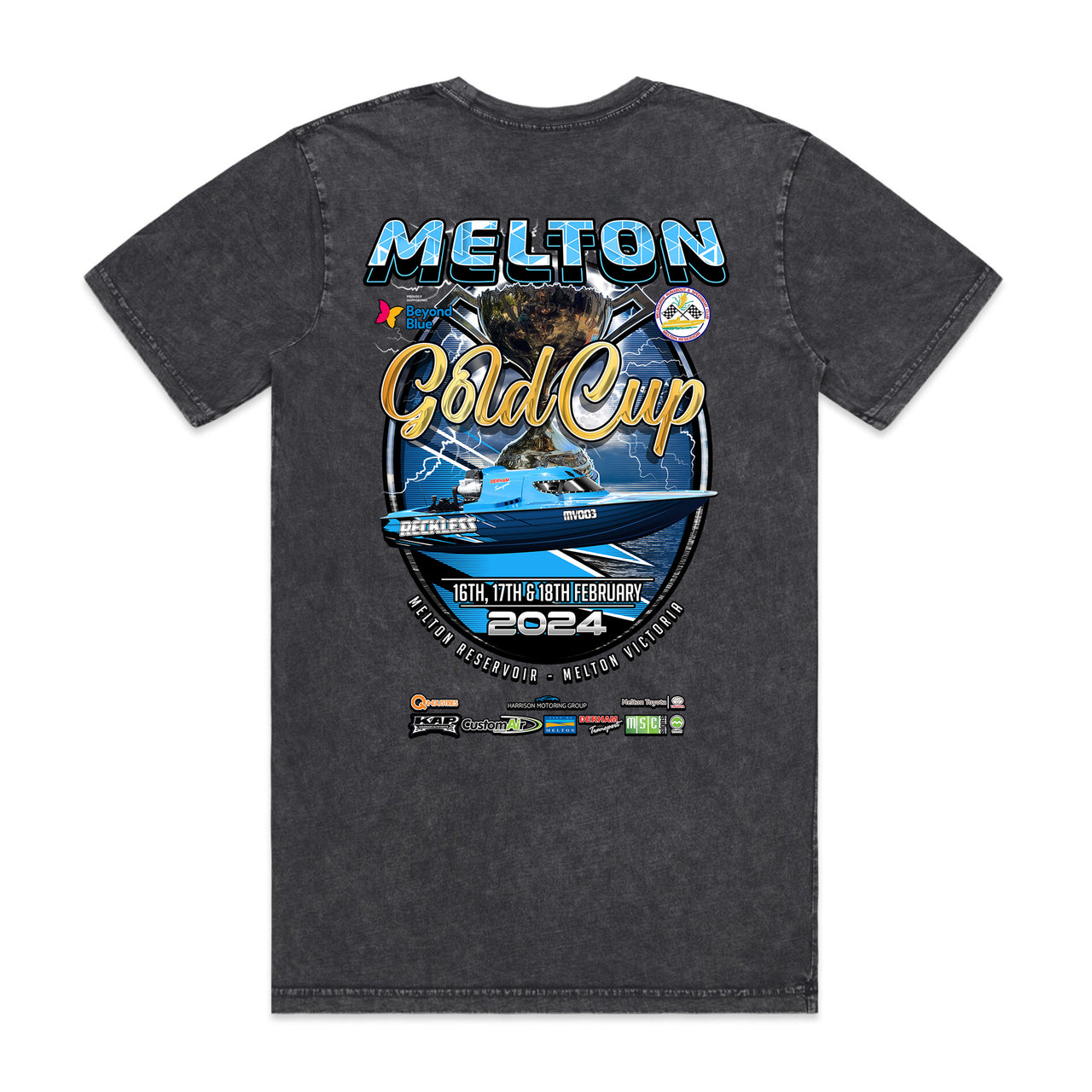 Melton Gold Cup 2024 Men's Stone Wash Tee