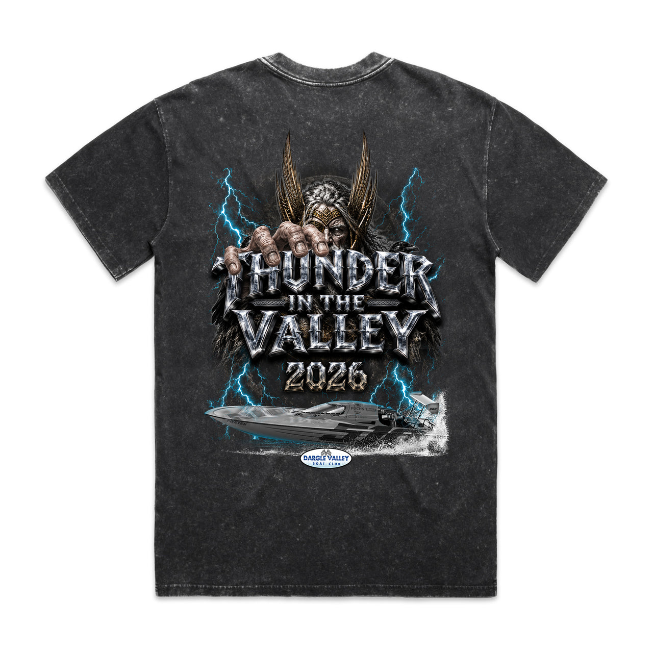 Thunder In The Dargle Valley 2026 Men's Stone Wash Heavy Tee