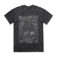 Thumbnail for Echuca Moama Winter Blues 2026 Men's Stone Wash Heavy Guitar Tee