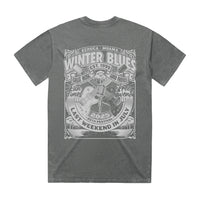 Thumbnail for Winter Blues 2025 Men's Stone Wash Heavy Guitar Tee