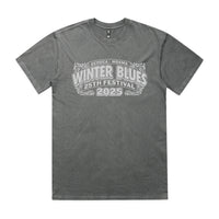 Thumbnail for Winter Blues 2025 Men's Stone Wash Heavy Guitar Tee