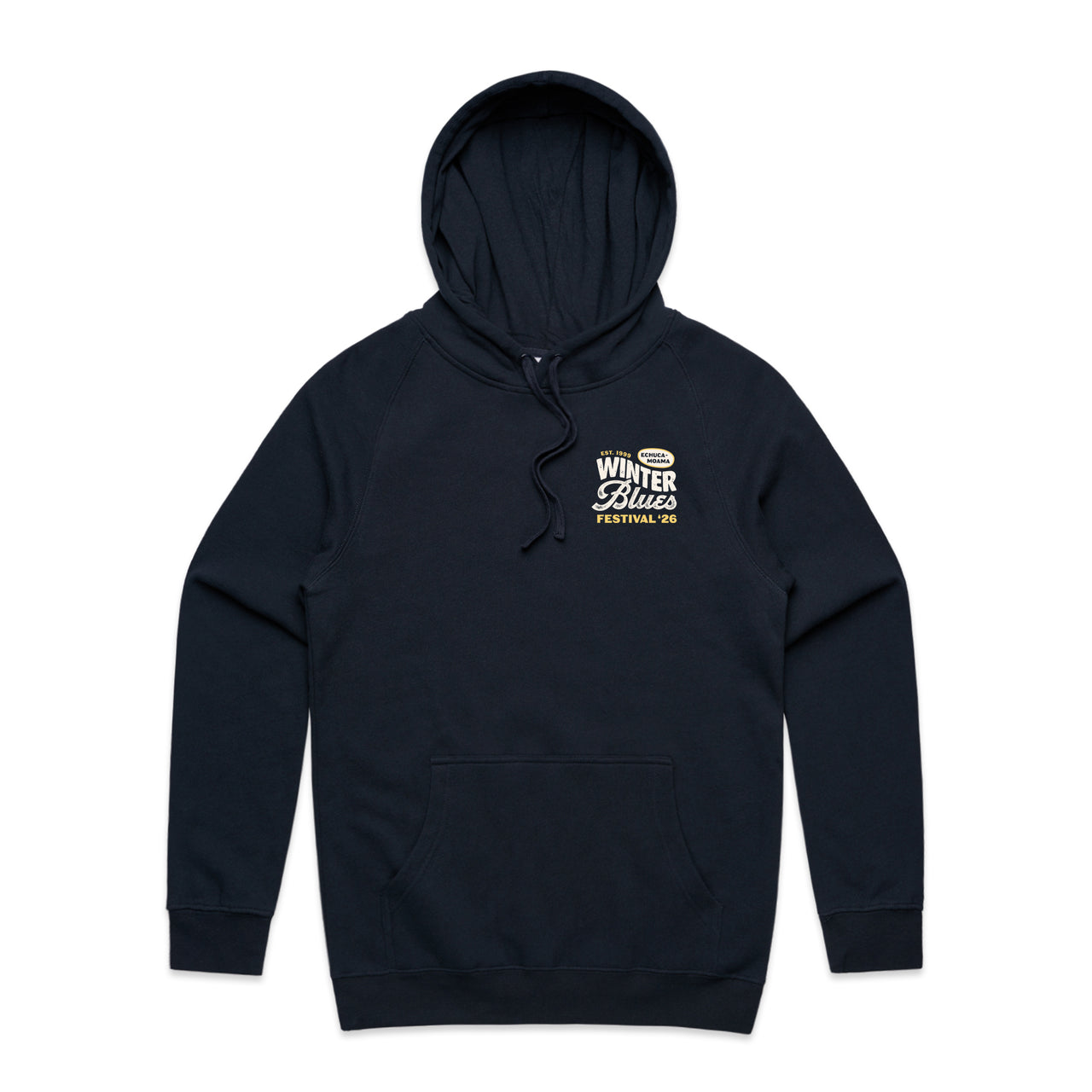 Echuca Moama Winter Blues 2026 Men's LWJ Hoodie