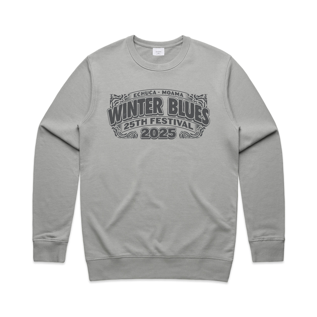 Winter Blues 2025 Men's Premium Guitar Crew
