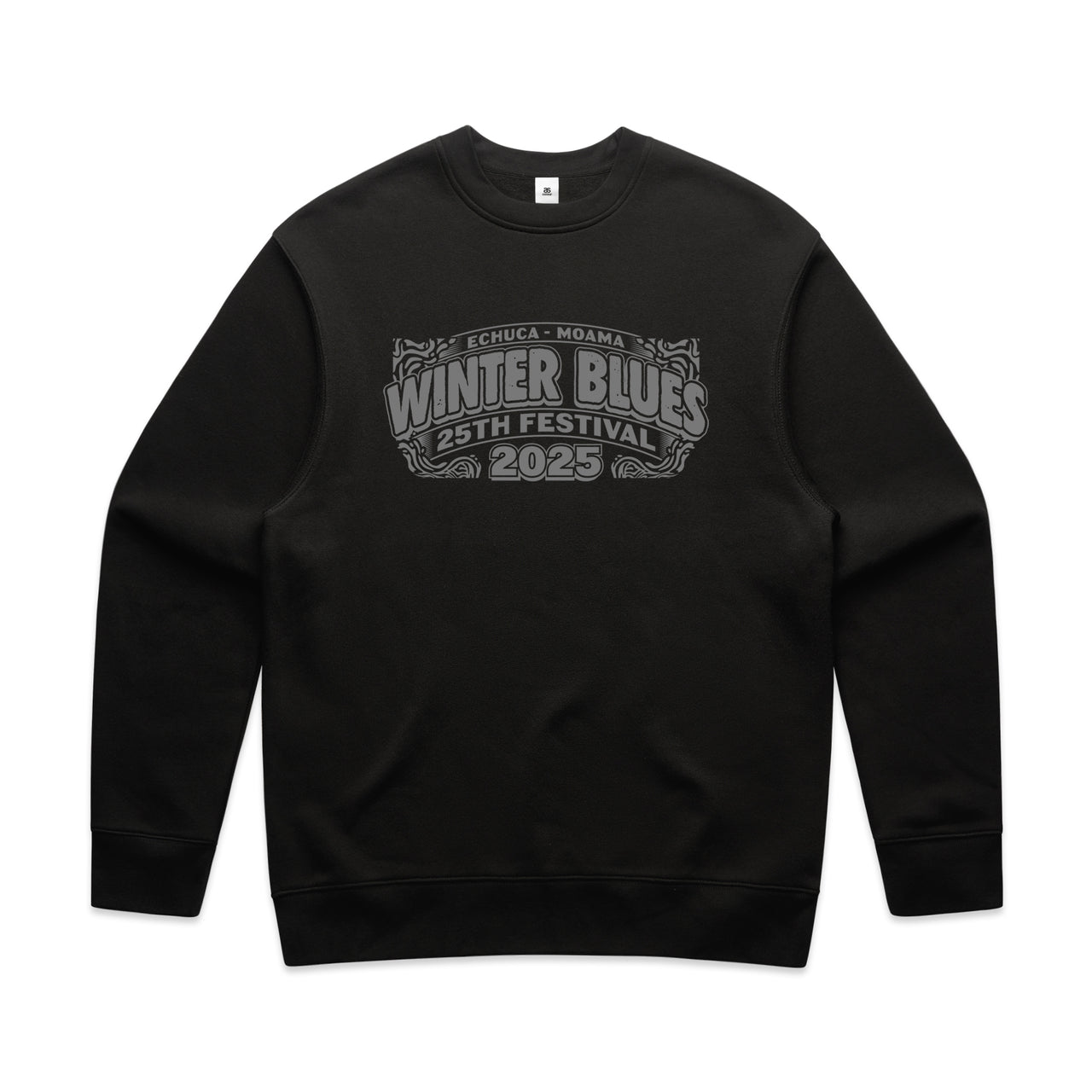 Winter Blues 2025 Men's Relax Guitar Crew