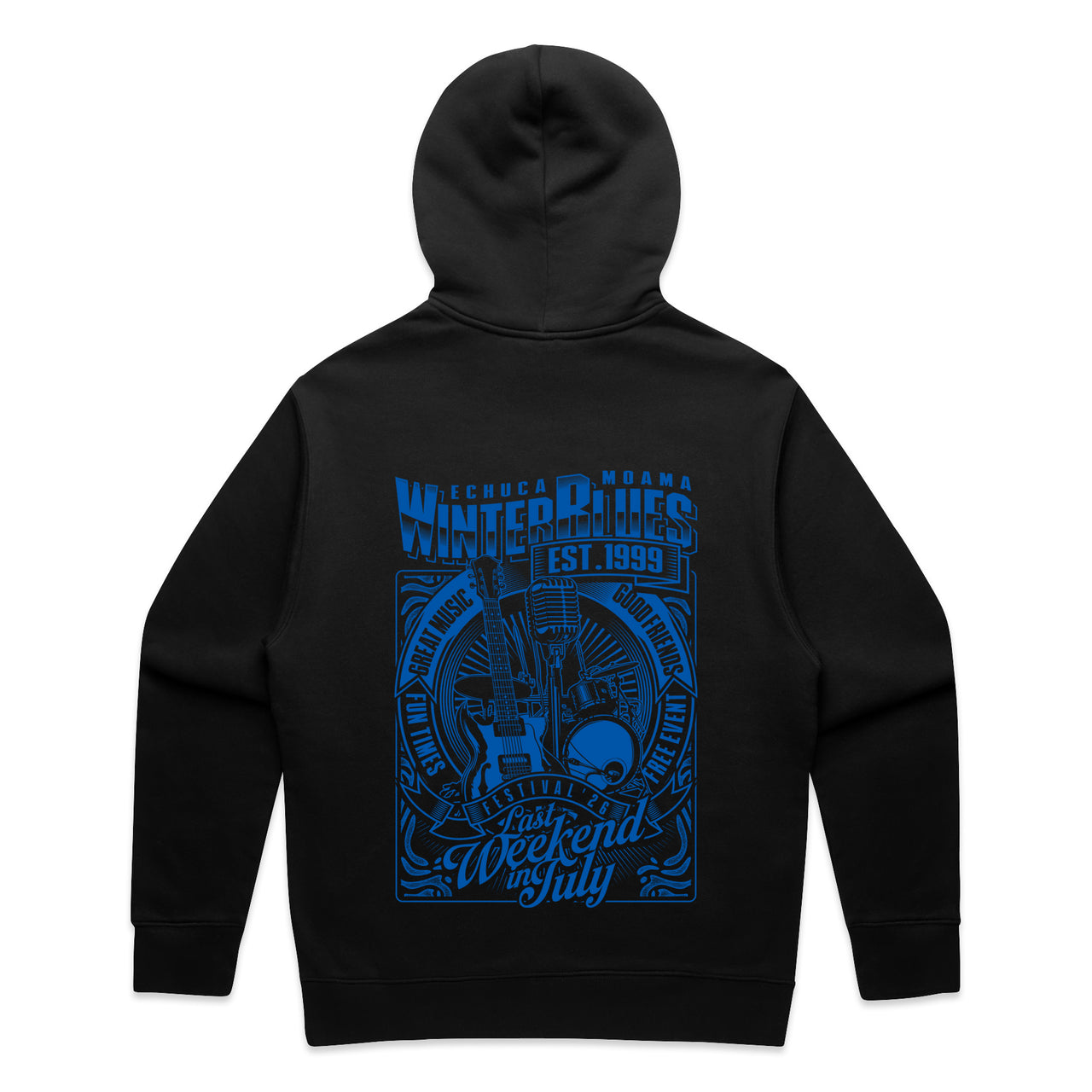 Echuca Moama Winter Blue 2026 Men's Relax Zip Hood