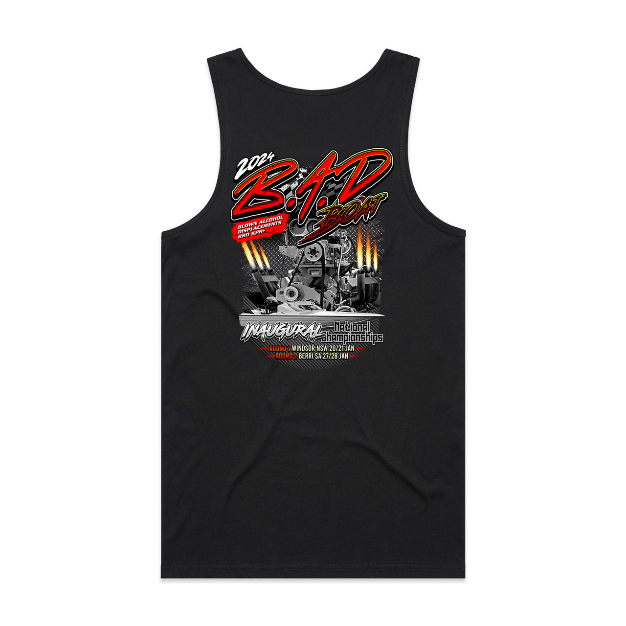 B.A.D Boat 2024 Event Men's Singlet