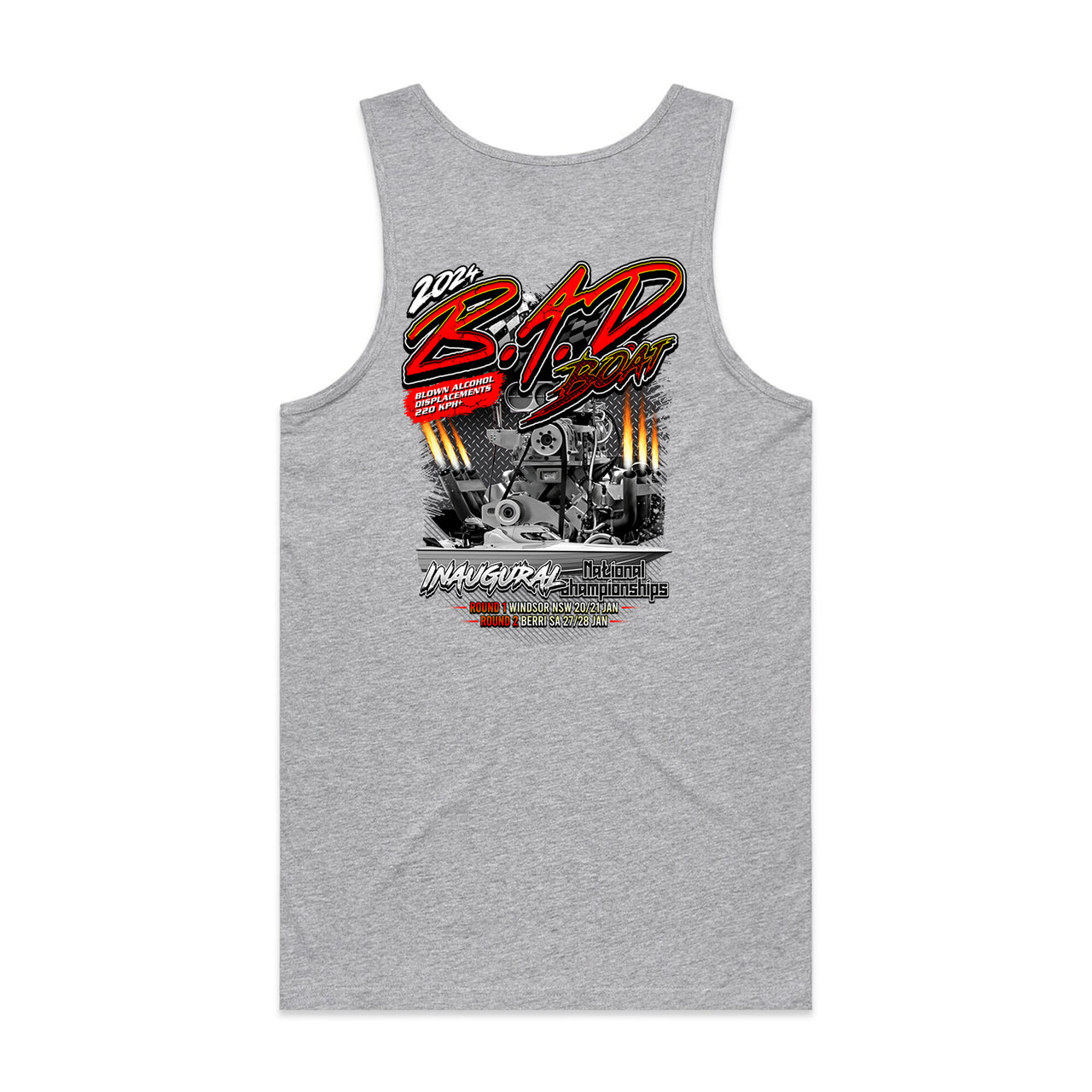 B.A.D Boat 2024 Event Men's Singlet