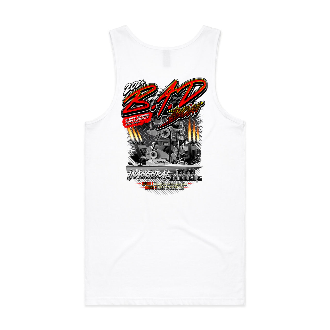 B.A.D Boat 2024 Event Men's Singlet