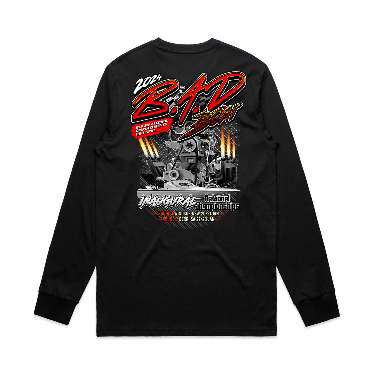 B.A.D Boat 2024 Event Men's Long Sleeve Tee