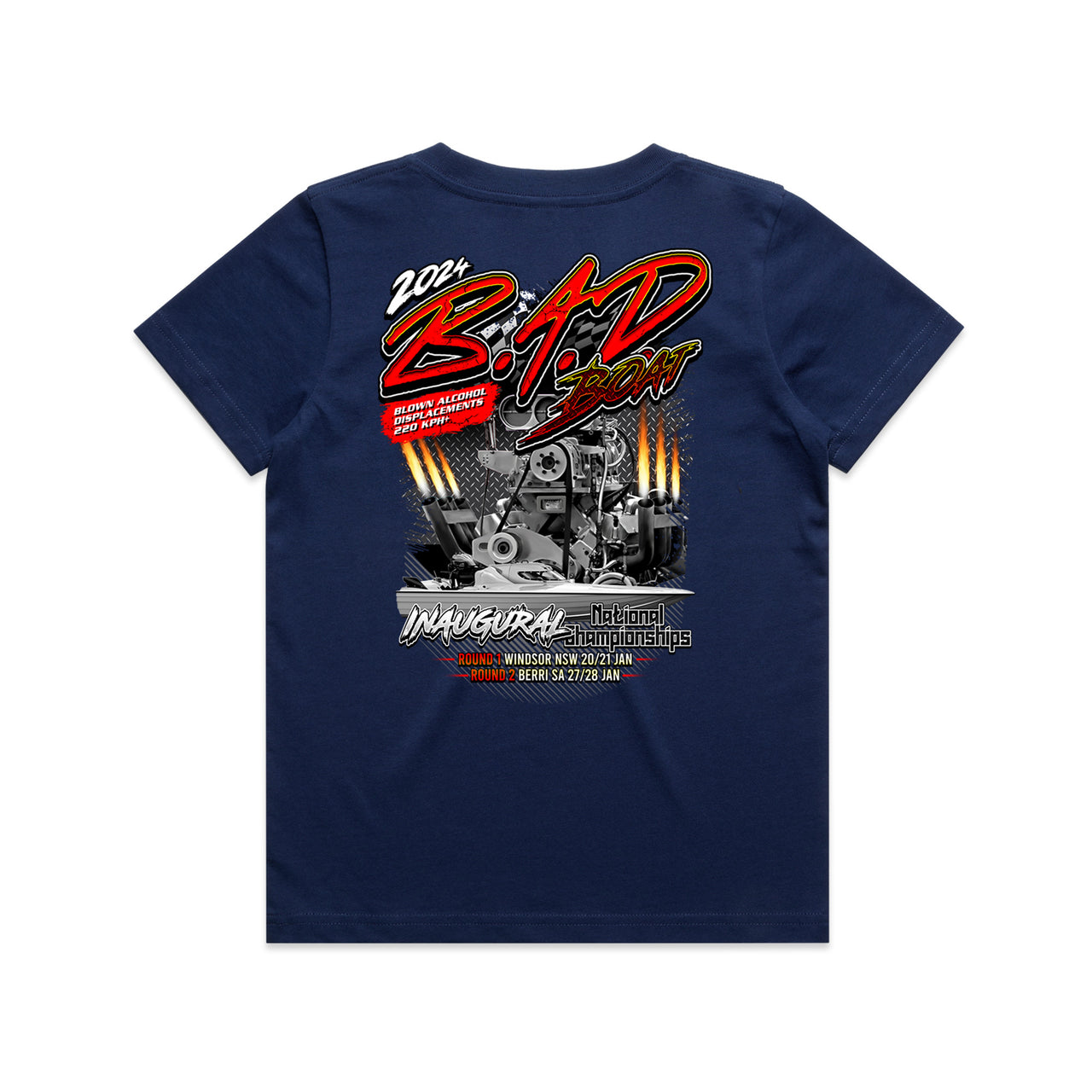 B.A.D Boat 2024 Event Youth Kids Tee