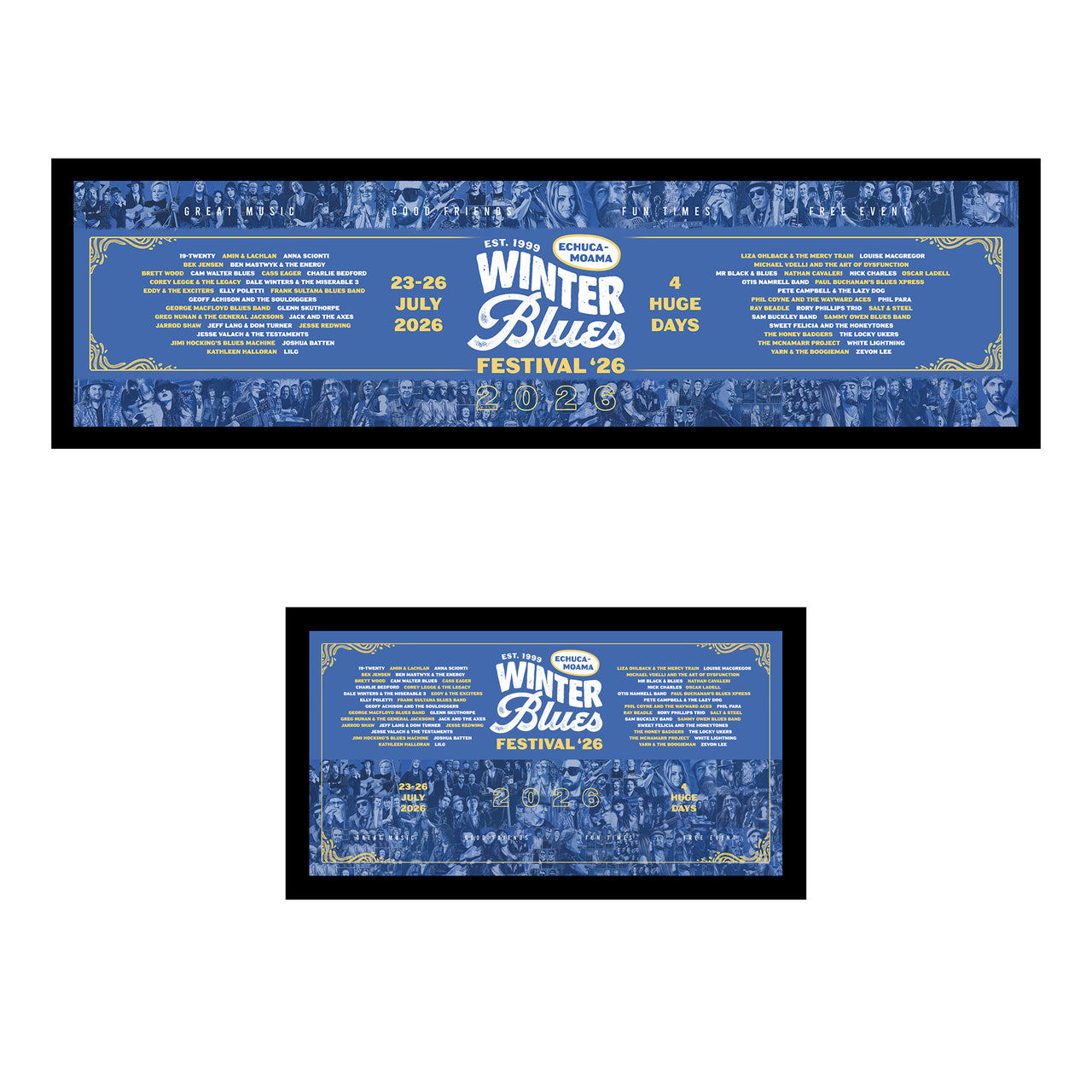 Echuca Moama Winter Blues 2026 Bar Runner