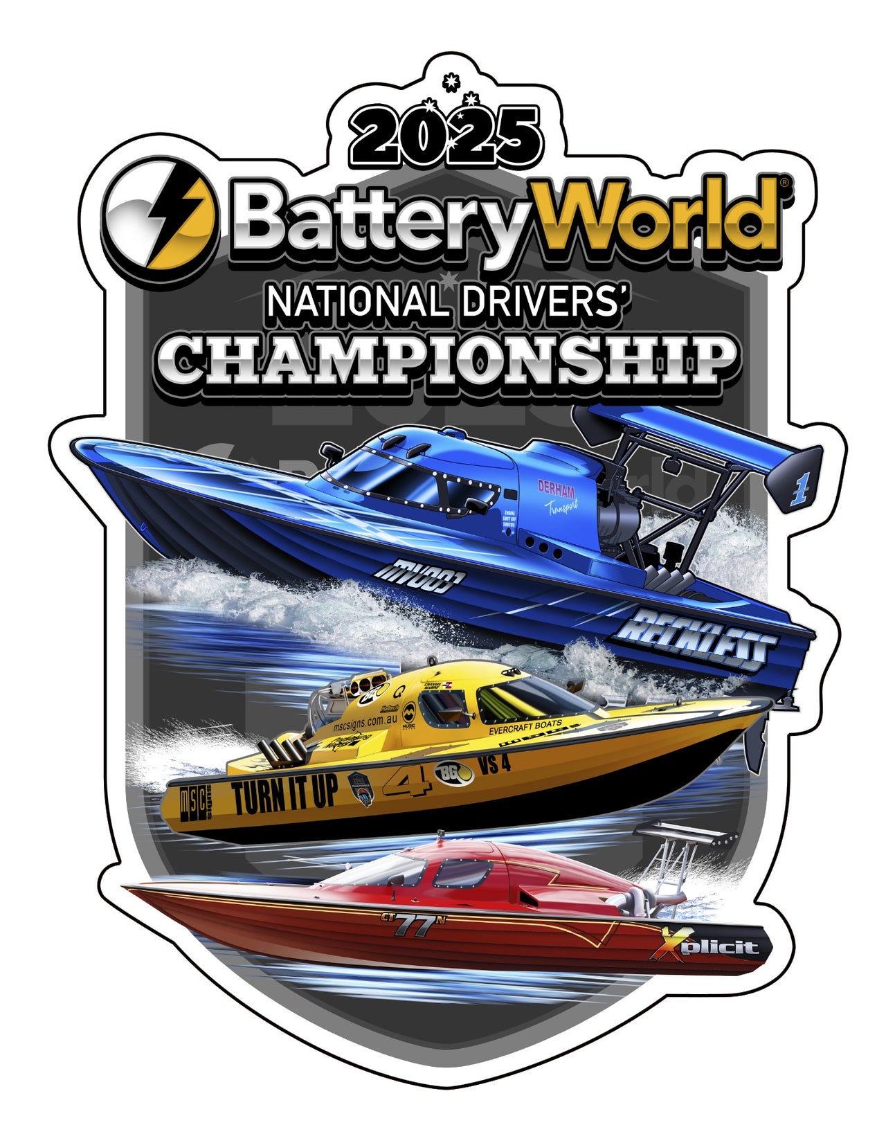 National Driver's Championship 2025 Single Sticker