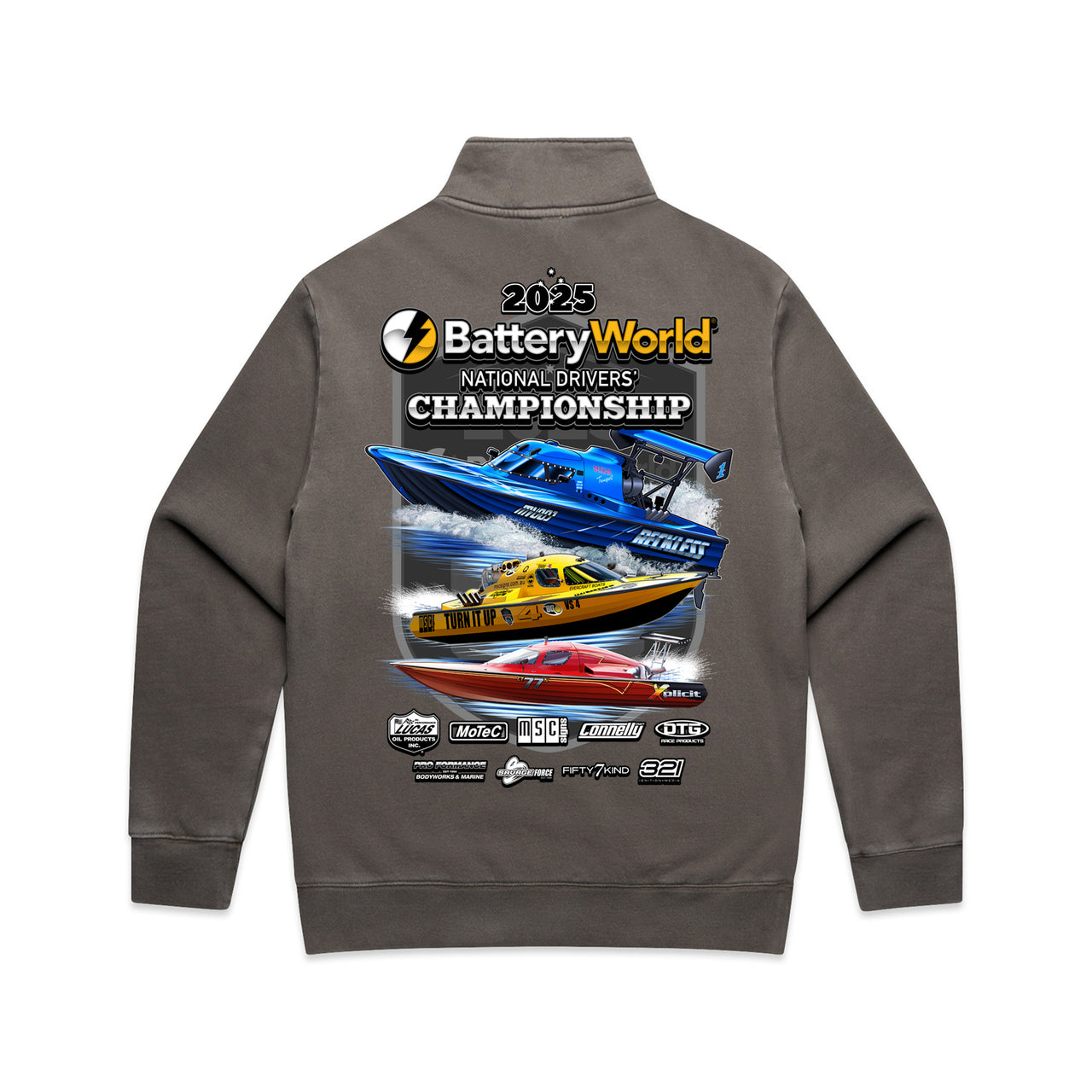 National Driver's Championship 2025 Relax Faded Half Zip
