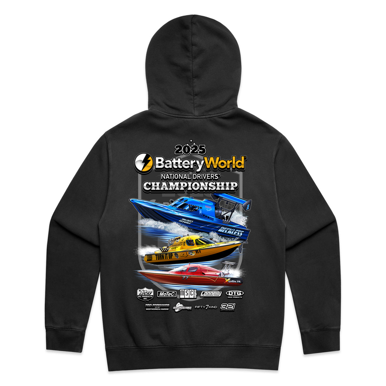 National Driver's Championship 2025 Men's Relax Faded Hood