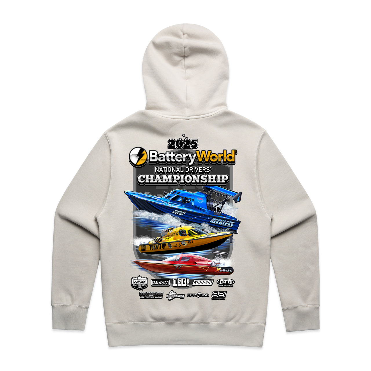 National Driver's Championship 2025 Men's Relax Faded Hood