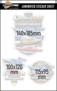Thumbnail for National Driver's Championship 2025 Sticker Sheet
