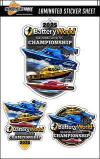 Thumbnail for National Driver's Championship 2025 Sticker Sheet
