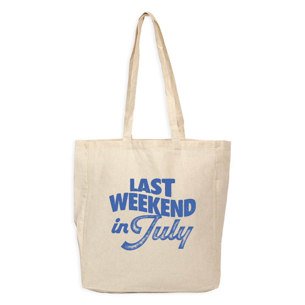 Echuca Moama Winter Blues 2026 Calico Tote Bag