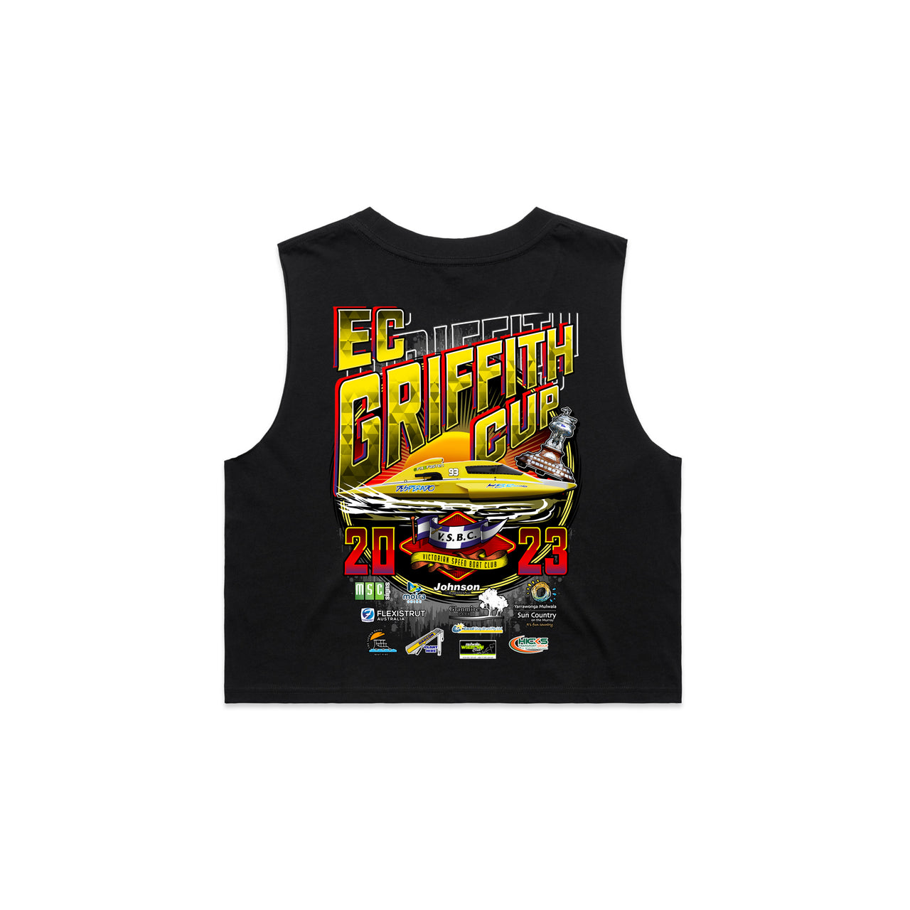 E.C Griffith Cup 2023 Event Ladies Crop Tank