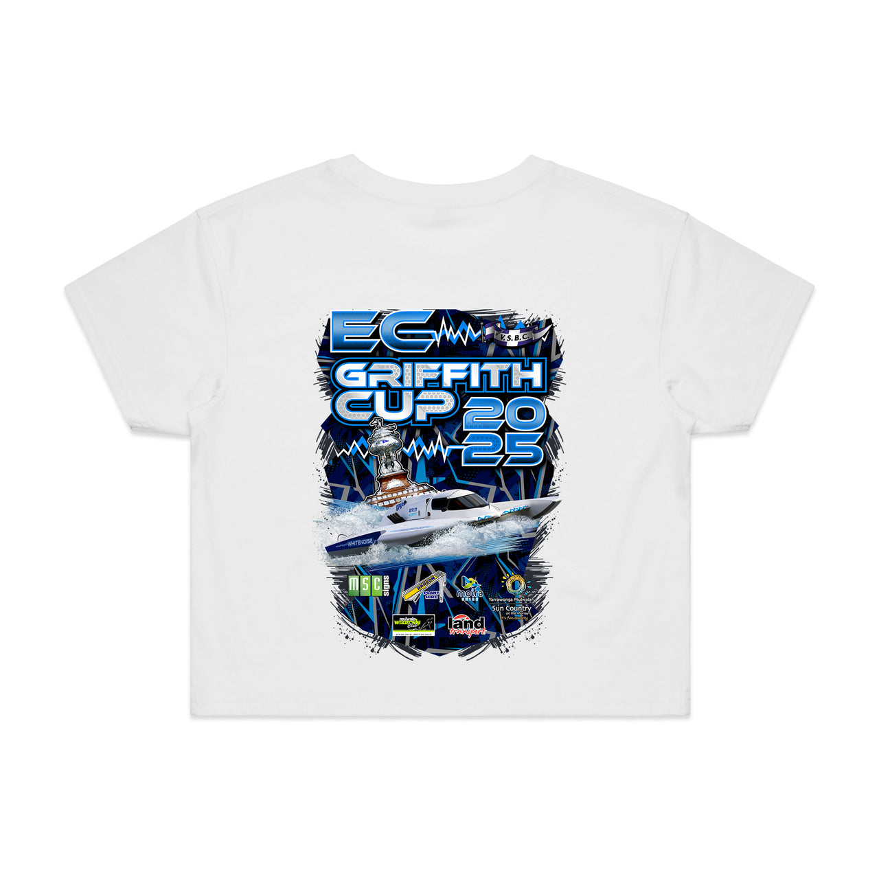 E.C Griffith Cup 2025 Event Ladies Crop Tee